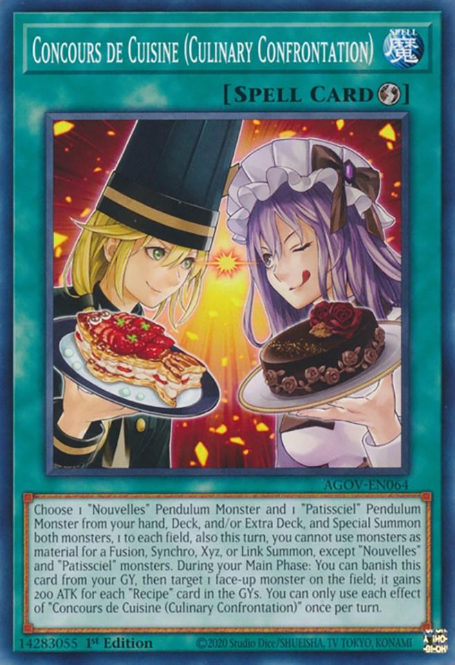 1st Edition, Age of Overlord, Common, Quick-Play Spell, Spell Concours de Cuisine (Culinary Confrontation) [AGOV-EN064] Common - Trading Card World