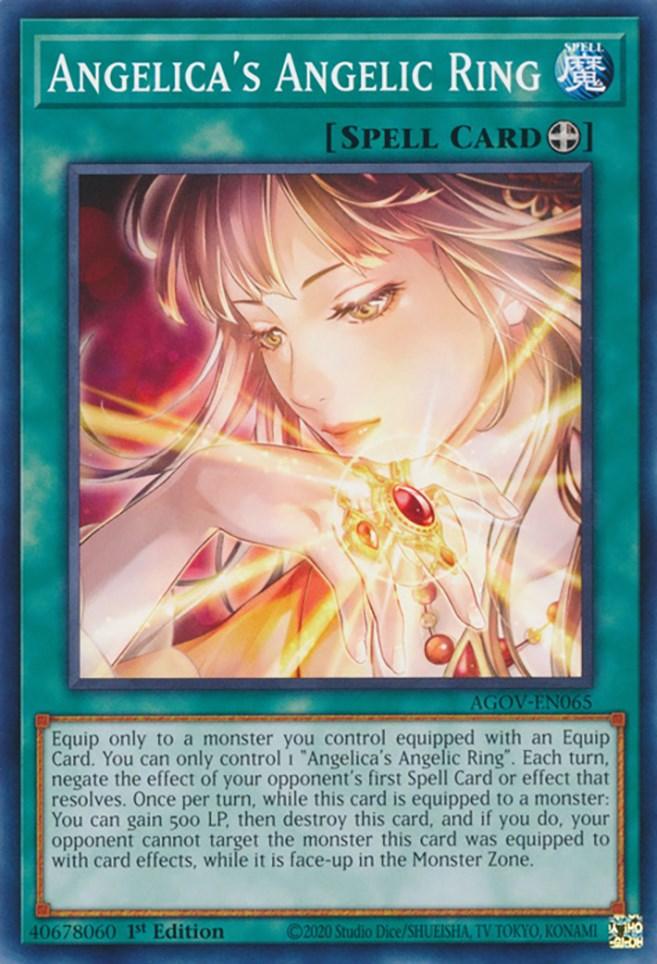 1st Edition, Age of Overlord, Common, Equip Spell, Spell Angelica's Angelic Ring [AGOV-EN065] Common - Trading Card World