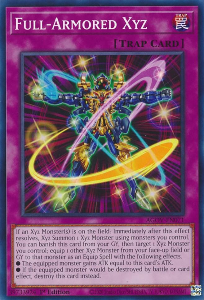 1st Edition, Age of Overlord, Common, Normal Trap, Trap Full-Armored Xyz [AGOV-EN071] Common - Trading Card World
