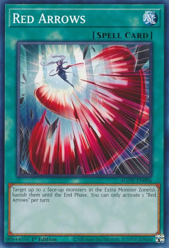 1st Edition, Age of Overlord, Common, Normal Spell, Spell Red Arrows [AGOV-EN096] Common - Trading Card World