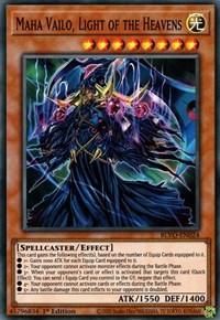 1st Edition, Blazing Vortex, Effect Monster, Light, Spellcaster, Super Rare Maha Vailo, Light of the Heavens [BLVO-EN024] Super Rare - Trading Card World