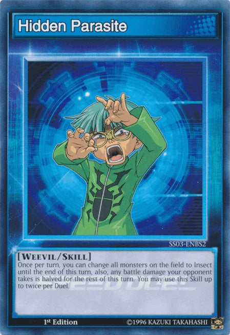 1st Edition, Common, Skill, Speed Duel: Ultimate Predators, Weevil Hidden Parasite [SS03-ENBS2] Common - Trading Card World