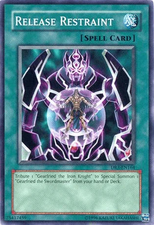 Common, Dark Revelation Volume 3, Normal Spell, Spell, Unlimited Release Restraint [DR3-EN164] Common - Trading Card World
