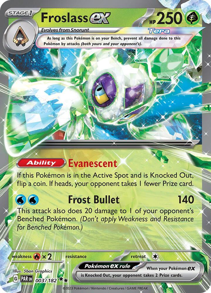 Scarlet & Violet: Paradox Rift Froslass ex (003/182) [Scarlet & Violet: Paradox Rift] - Trading Card World