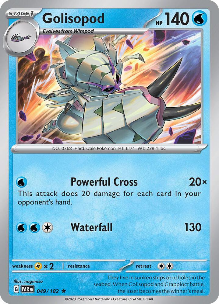 Scarlet & Violet: Paradox Rift Golisopod (049/182) [Scarlet & Violet: Paradox Rift] - Trading Card World