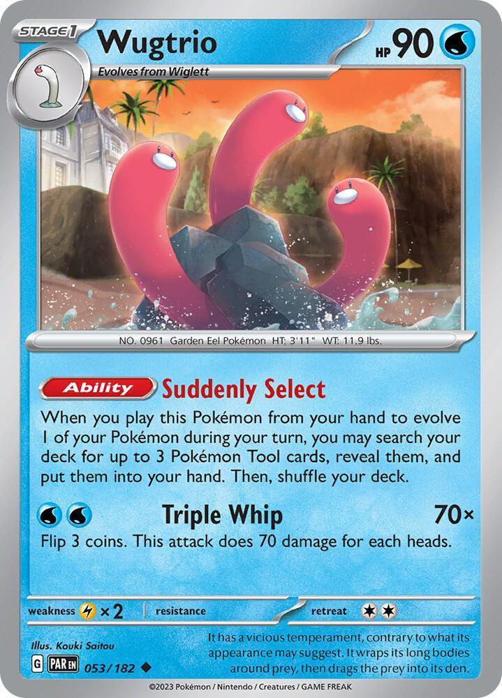 Scarlet & Violet: Paradox Rift Wugtrio (053/182) [Scarlet & Violet: Paradox Rift] - Trading Card World