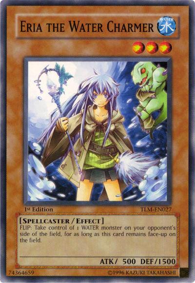 1st Edition, Common, Effect Monster, Spellcaster, The Lost Millennium, Unlimited, Water Eria the Water Charmer [TLM-EN027] Common - Trading Card World