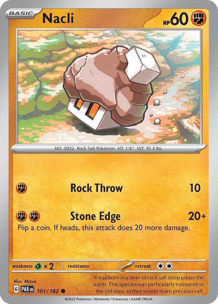 Scarlet & Violet: Paradox Rift Nacli (101/182) [Scarlet & Violet: Paradox Rift] - Trading Card World
