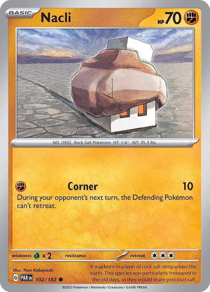 Scarlet & Violet: Paradox Rift Nacli (102/182) [Scarlet & Violet: Paradox Rift] - Trading Card World