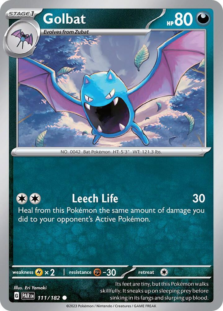 Scarlet & Violet: Paradox Rift Golbat (111/182) [Scarlet & Violet: Paradox Rift] - Trading Card World