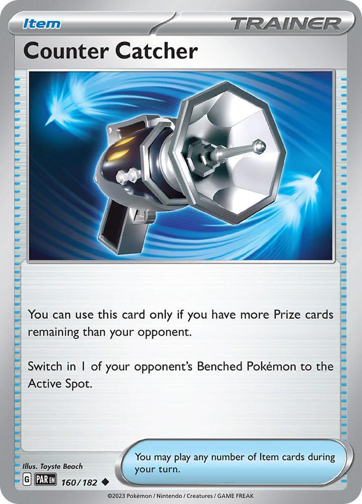 Scarlet & Violet: Paradox Rift Counter Catcher (160/182) [Scarlet & Violet: Paradox Rift] - Trading Card World