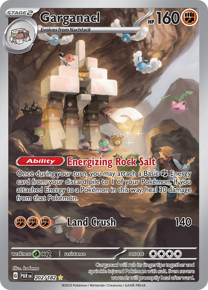 202, Scarlet & Violet: Paradox Rift Garganacl (202/182) [Scarlet & Violet: Paradox Rift] - Trading Card World