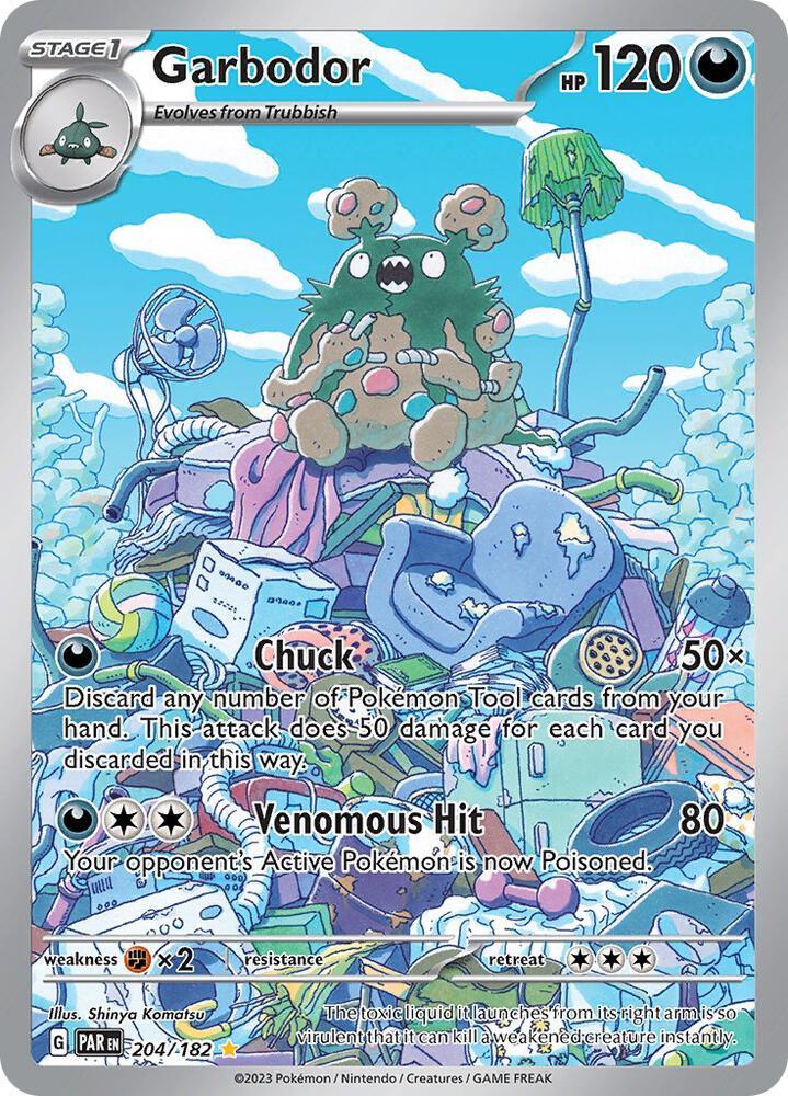 204, Scarlet & Violet: Paradox Rift Garbodor (204/182) [Scarlet & Violet: Paradox Rift] - Trading Card World