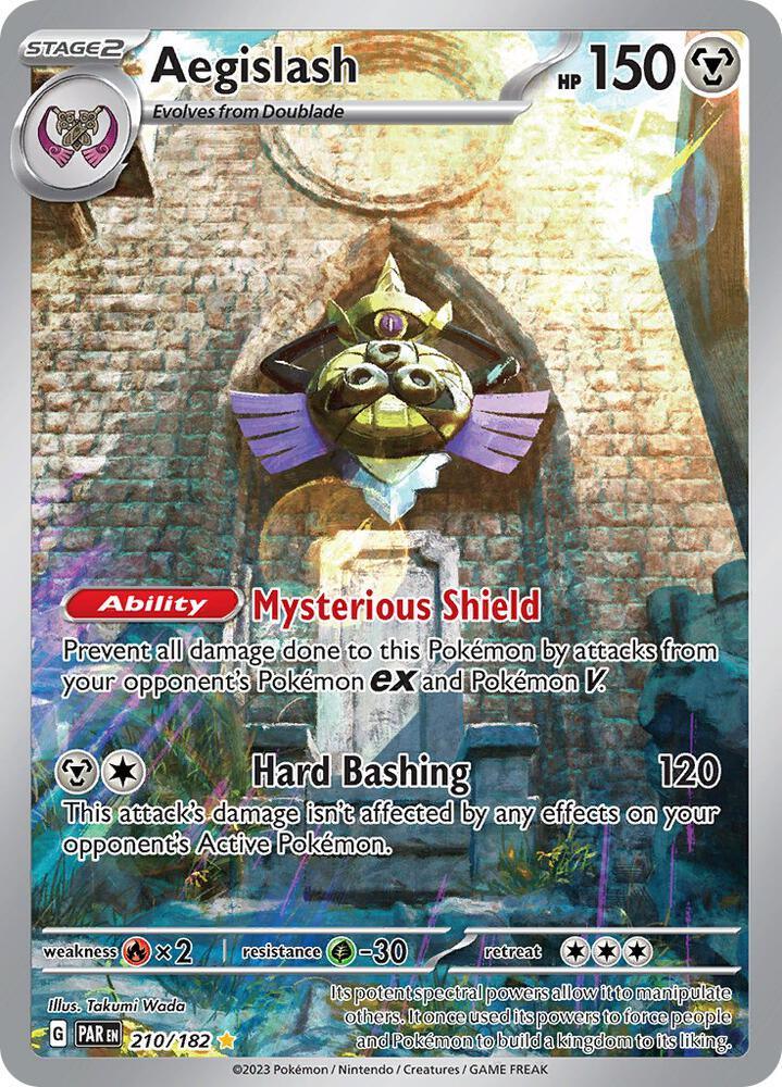 210, Scarlet & Violet: Paradox Rift Aegislash (210/182) [Scarlet & Violet: Paradox Rift] - Trading Card World