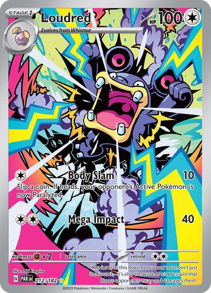 212, Scarlet & Violet: Paradox Rift Loudred (212/182) [Scarlet & Violet: Paradox Rift] - Trading Card World