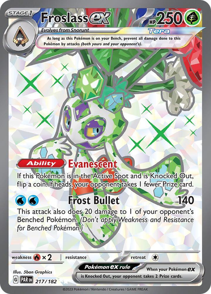 Scarlet & Violet: Paradox Rift Froslass ex (217/182) [Scarlet & Violet: Paradox Rift] - Trading Card World
