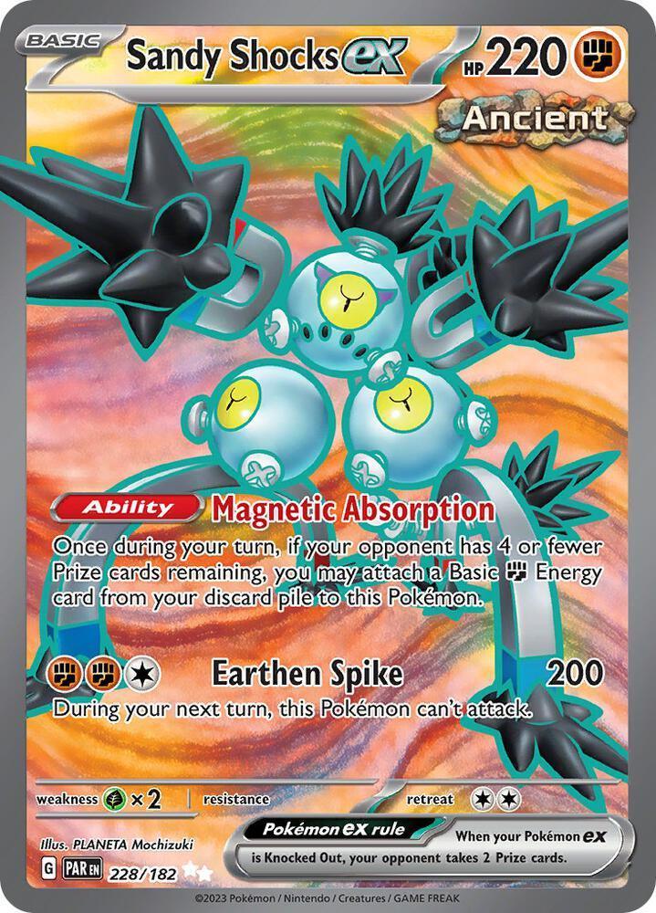 Scarlet & Violet: Paradox Rift Sandy Shocks ex (228/182) [Scarlet & Violet: Paradox Rift] - Trading Card World