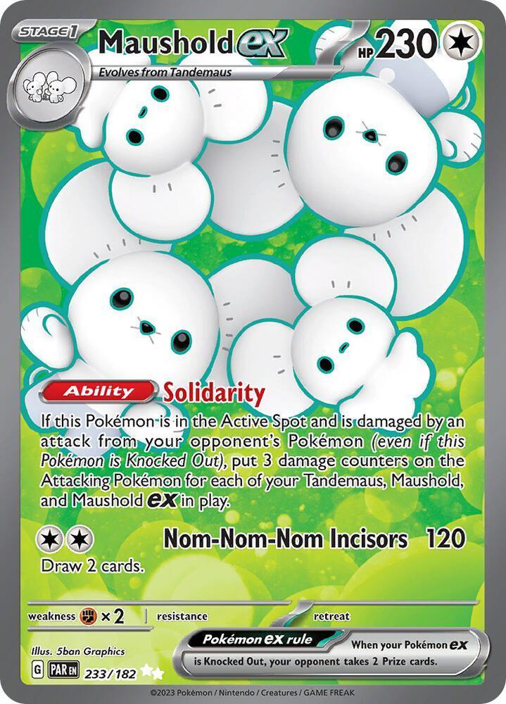 Scarlet & Violet: Paradox Rift Maushold ex (233/182) [Scarlet & Violet: Paradox Rift] - Trading Card World