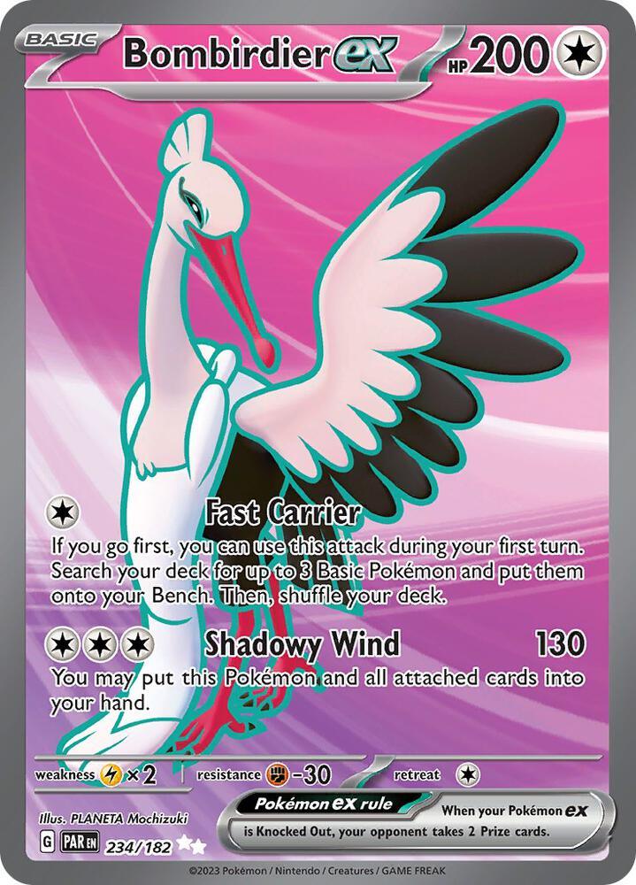 Scarlet & Violet: Paradox Rift Bombirdier ex (234/182) [Scarlet & Violet: Paradox Rift] - Trading Card World