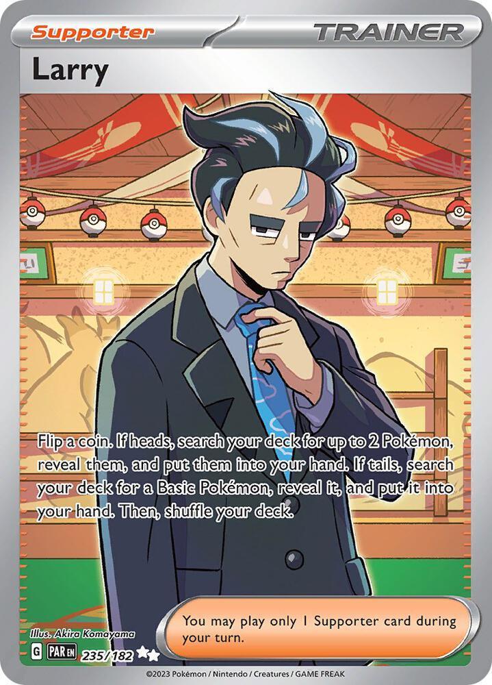 Scarlet & Violet: Paradox Rift Larry (235/182) [Scarlet & Violet: Paradox Rift] - Trading Card World