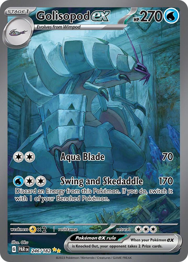 Scarlet & Violet: Paradox Rift Golisopod ex (246/182) [Scarlet & Violet: Paradox Rift] - Trading Card World