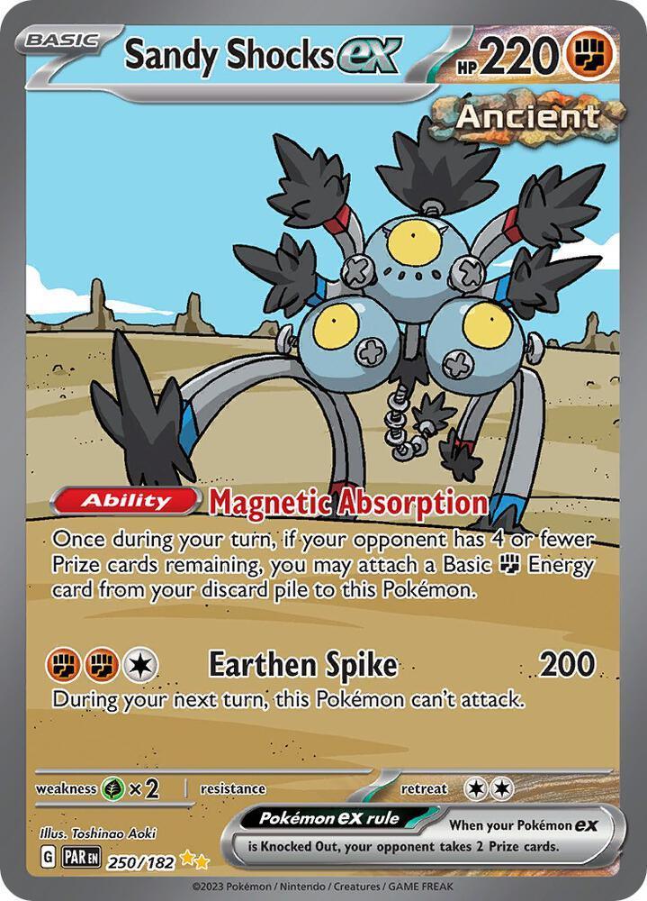 Scarlet & Violet: Paradox Rift Sandy Shocks ex (250/182) [Scarlet & Violet: Paradox Rift] - Trading Card World