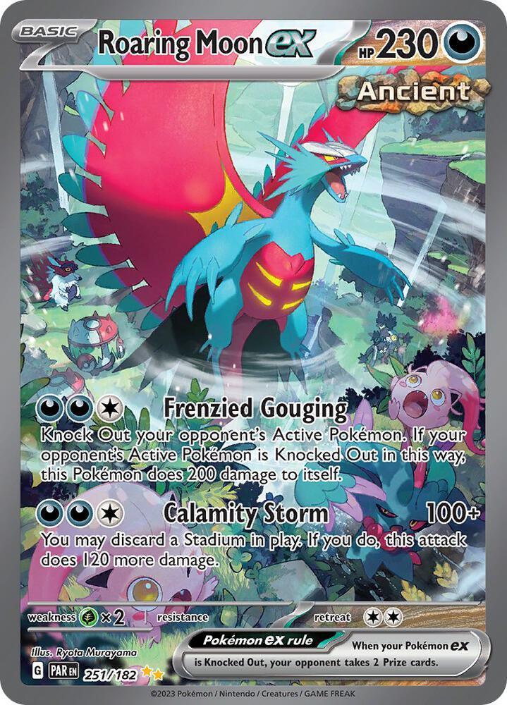 Scarlet & Violet: Paradox Rift Roaring Moon ex (251/182) [Scarlet & Violet: Paradox Rift] - Trading Card World
