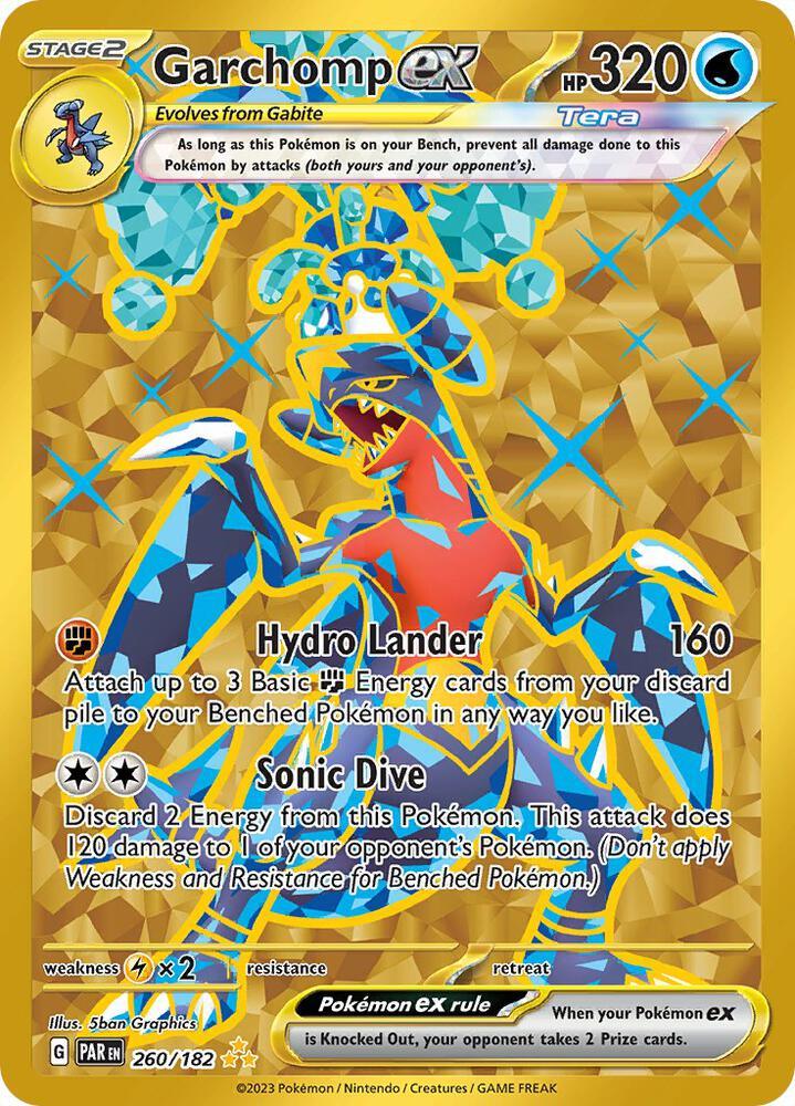 Scarlet & Violet: Paradox Rift Garchomp ex (260/182) [Scarlet & Violet: Paradox Rift] - Trading Card World