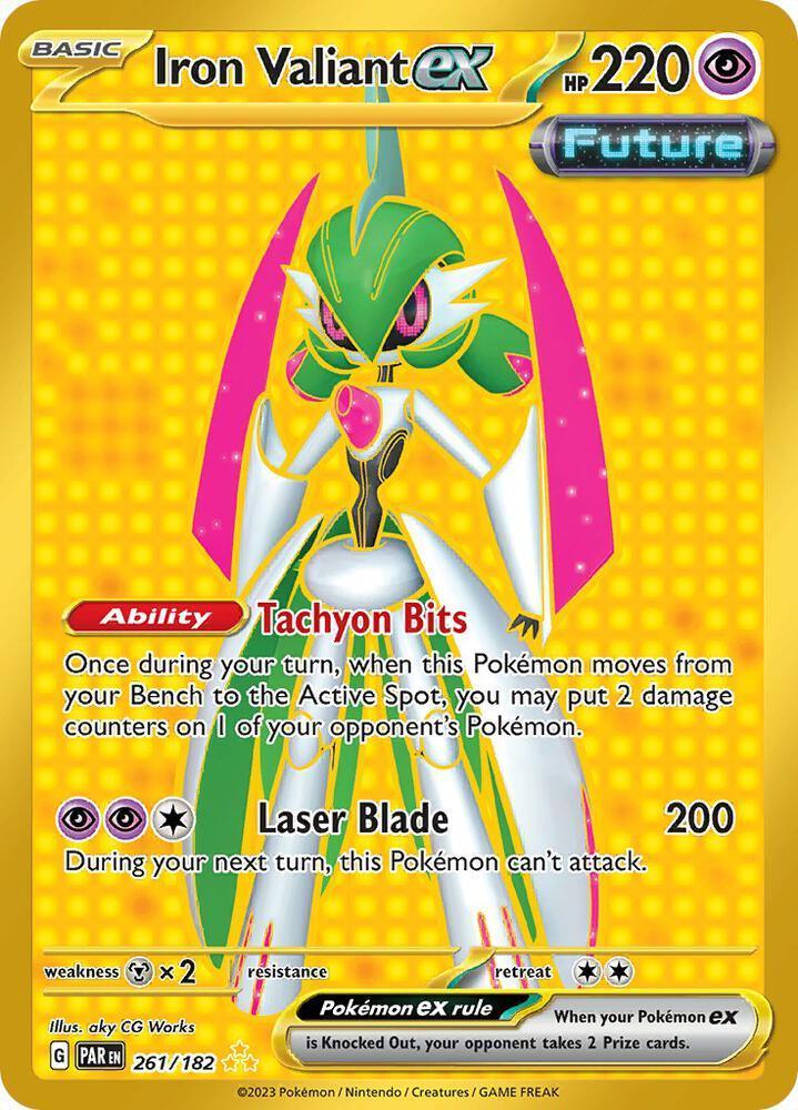 Scarlet & Violet: Paradox Rift Iron Valiant ex (261/182) [Scarlet & Violet: Paradox Rift] - Trading Card World