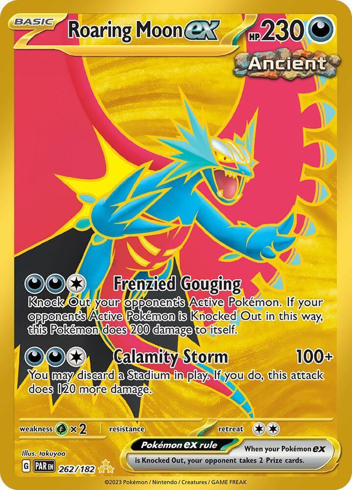 Scarlet & Violet: Paradox Rift Roaring Moon ex (262/182) [Scarlet & Violet: Paradox Rift] - Trading Card World