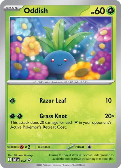 Scarlet & Violet: Black Star Promos Oddish (102) [Scarlet & Violet: Black Star Promos] - Trading Card World