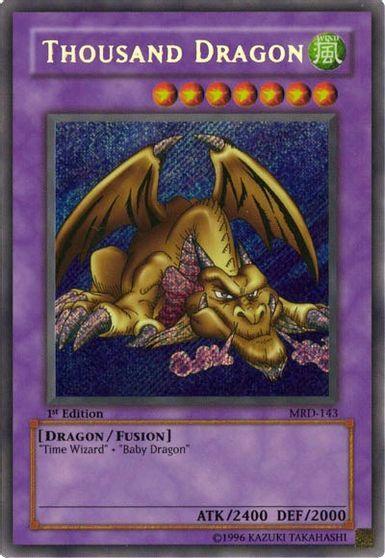 1st Edition, Dragon, Fusian Monster, Metal Raiders, Secret Rare, Unlimited, Wind Thousand Dragon [MRD-143] Secret Rare - Trading Card World