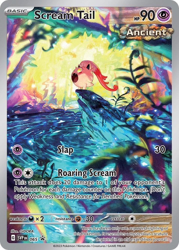 065, Scarlet & Violet: Black Star Promos Scream Tail (065) [Scarlet & Violet: Black Star Promos] - Trading Card World