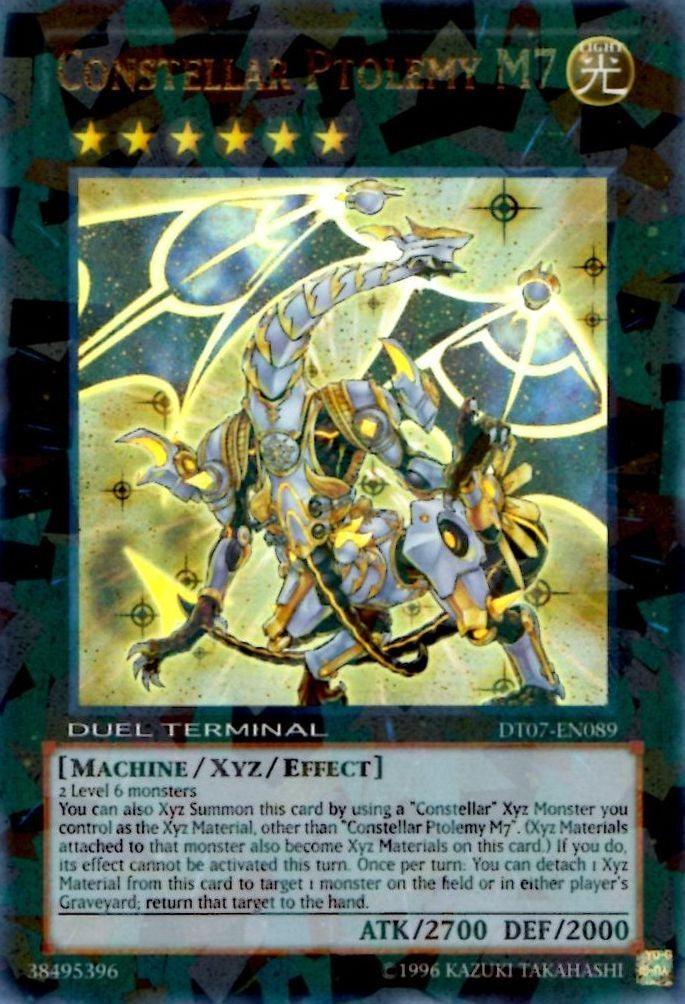 Duel Terminal 7, Light, Limited, Machine, Ultra Rare, Xyz/Effect Monster Constellar Ptolemy M7 [DT07-EN089] Ultra Rare - Trading Card World