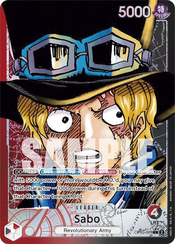 Awakening of the New Era, Leader, Revolutionary Army Sabo (Alternate Art) [Awakening of the New Era] - Trading Card World