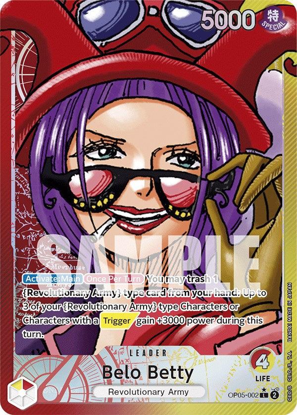 Awakening of the New Era, Leader, Revolutionary Army Belo Betty (Alternate Art) [Awakening of the New Era] - Trading Card World