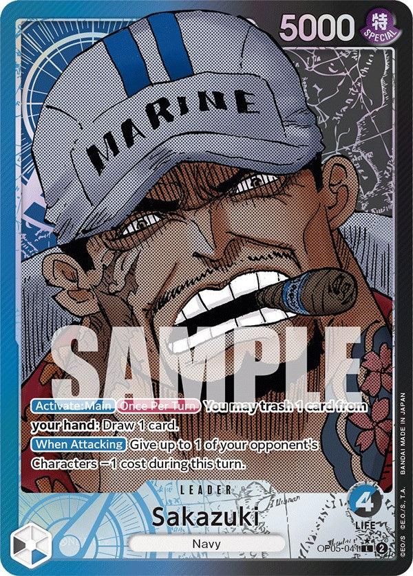 Awakening of the New Era, Leader, Navy Sakazuki (Alternate Art) [Awakening of the New Era] - Trading Card World