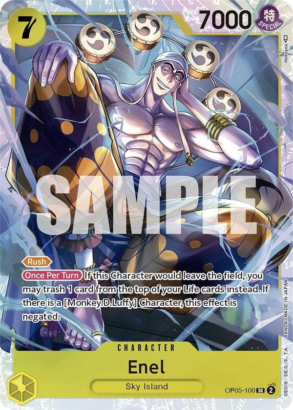 Awakening of the New Era, Character, Sky Island, Super Rare Enel [Awakening of the New Era] - Trading Card World