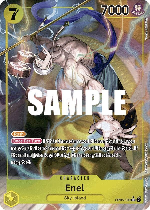 Awakening of the New Era, Character, Sky Island, Super Rare Enel (Alternate Art) [Awakening of the New Era] - Trading Card World