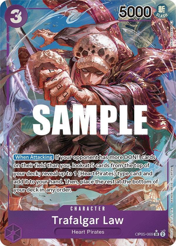 Awakening of the New Era, Character, Heart Pirates, Super Rare Trafalgar Law (Alternate Art) [Awakening of the New Era] - Trading Card World