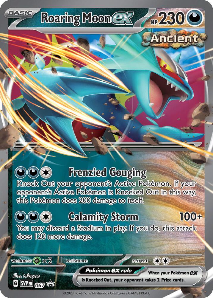 Scarlet & Violet: Black Star Promos Roaring Moon ex (067) [Scarlet & Violet: Black Star Promos] - Trading Card World