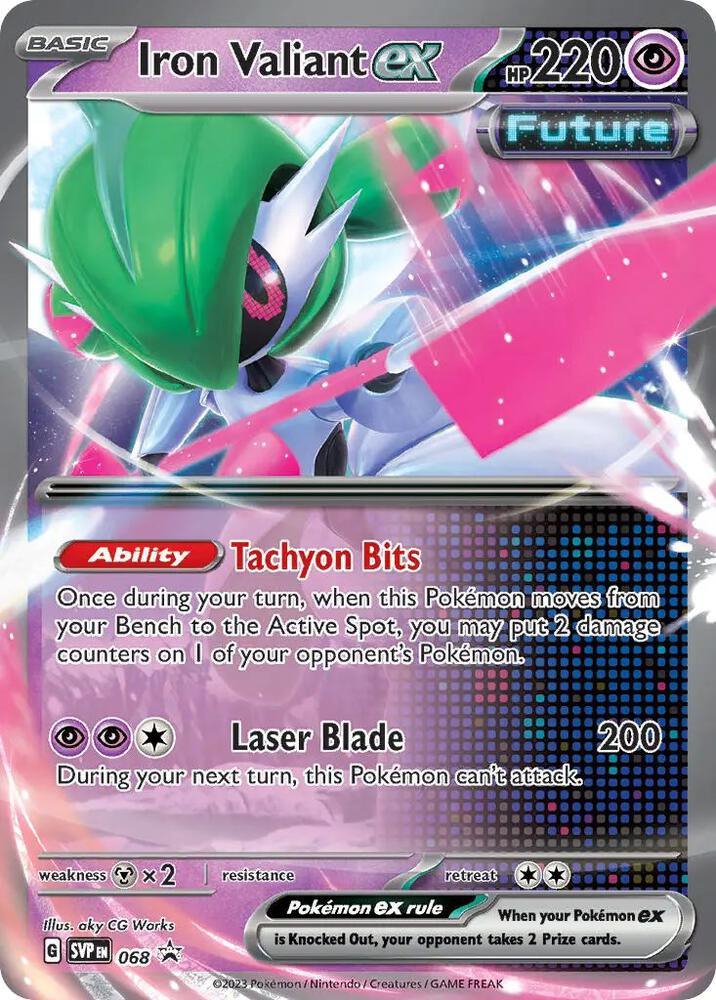 Scarlet & Violet: Black Star Promos Iron Valiant ex (068) [Scarlet & Violet: Black Star Promos] - Trading Card World