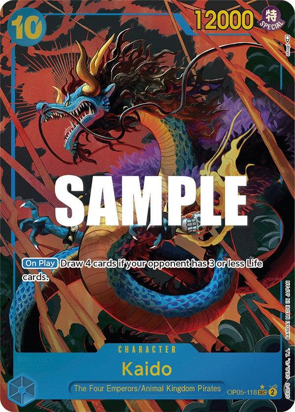 Animal Kingdom Pirates, Awakening of the New Era, Character, Secret Rare, The Four Emperors Kaido (Alternate Art) [Awakening of the New Era] - Trading Card World