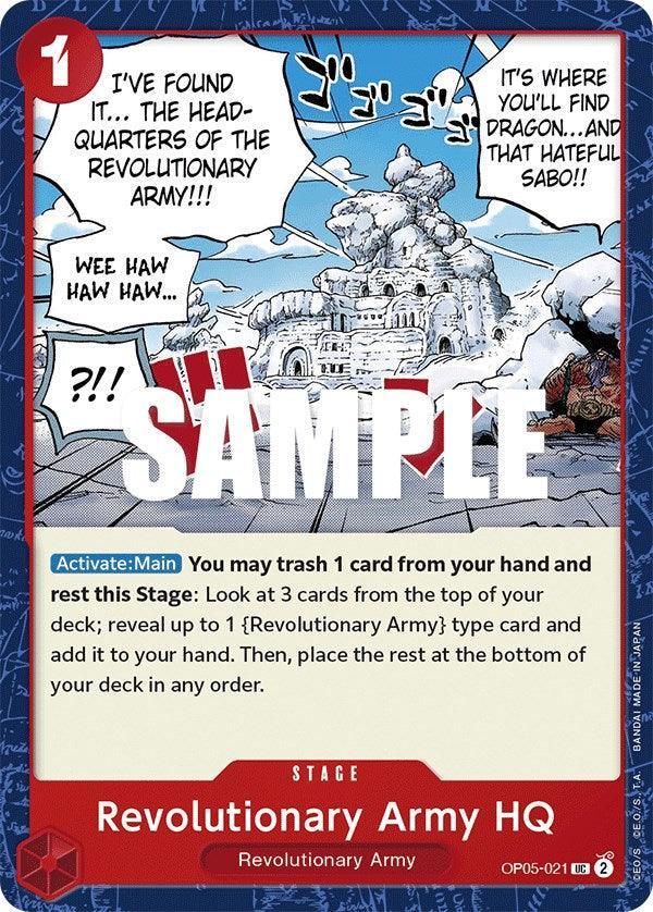 Awakening of the New Era, Revolutionary Army, Stage, Uncommon Revolutionary Army HQ [Awakening of the New Era] - Trading Card World