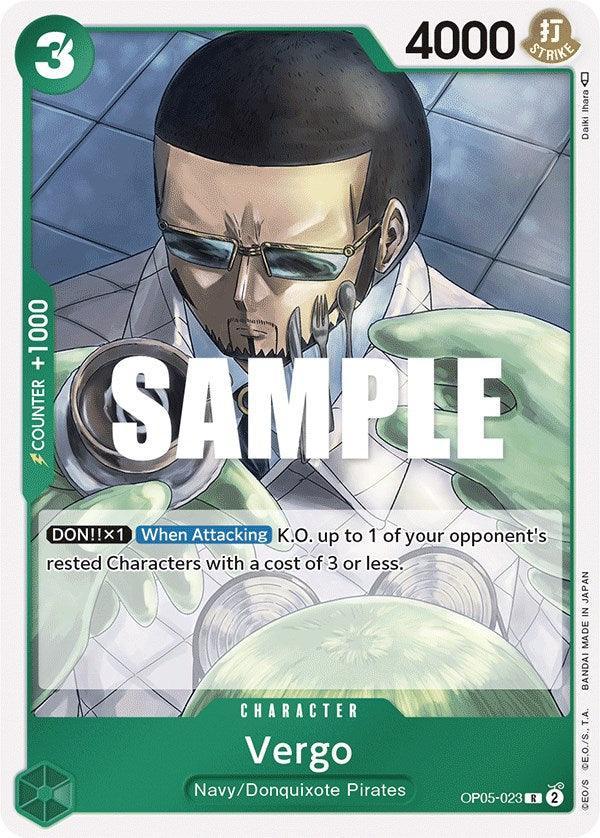 Awakening of the New Era, Character, Donquixote Pirates, Navy, Rare Vergo [Awakening of the New Era] - Trading Card World