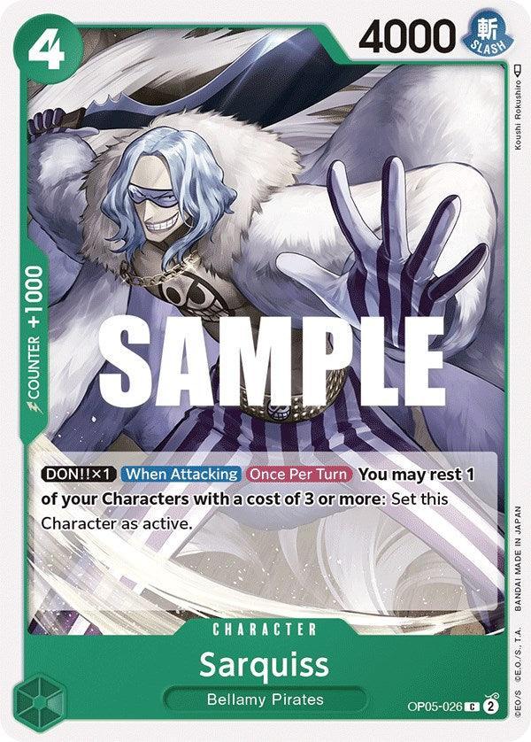 Awakening of the New Era, Bellamy Pirates, Character, Common Sarquiss [Awakening of the New Era] - Trading Card World