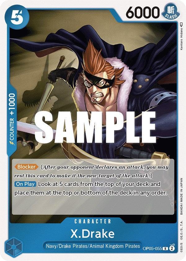 Animal Kingdom Pirates, Awakening of the New Era, Character, Navy, Rare X.Drake [Awakening of the New Era] - Trading Card World