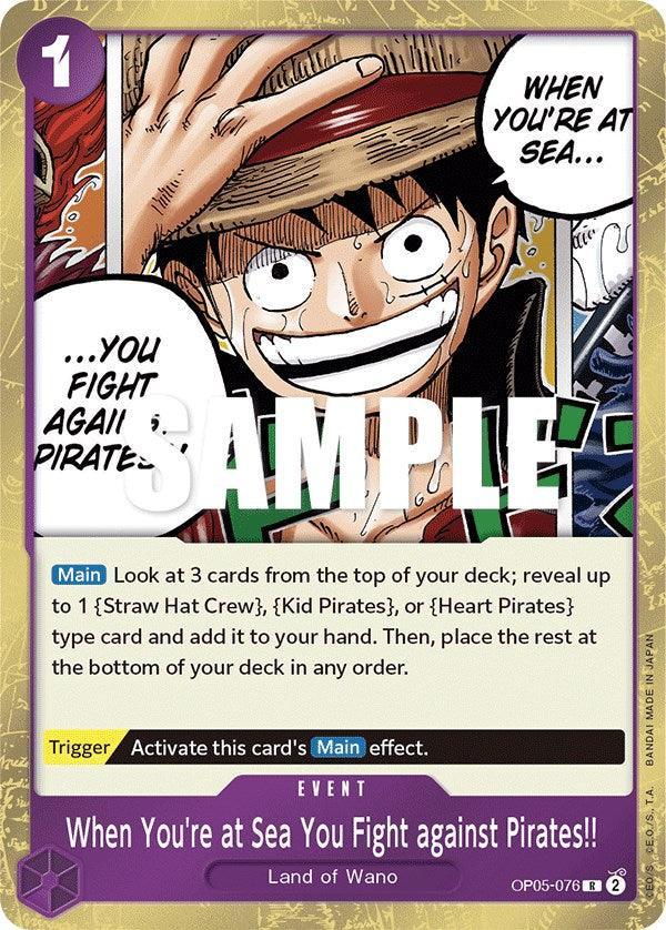 Awakening of the New Era, Event, Land of Wano, Rare When You're at Sea You Fight against Pirates!! [Awakening of the New Era] - Trading Card World