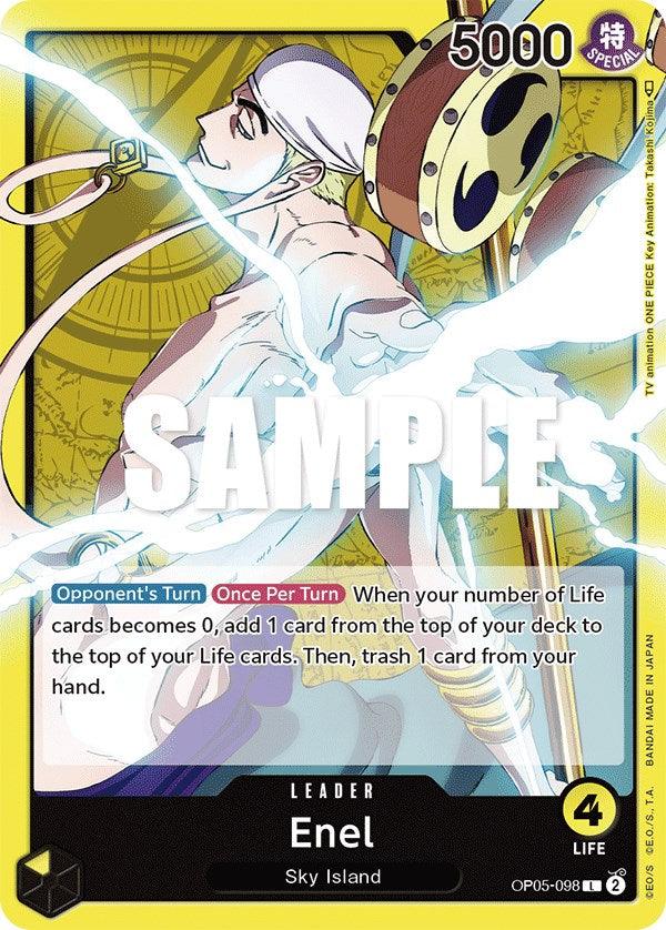 Awakening of the New Era, Leader, Sky Island Enel [Awakening of the New Era] - Trading Card World
