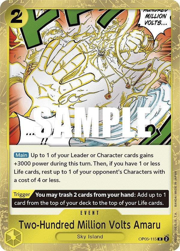Awakening of the New Era, Event, Rare, Sky Island Two-Hundred Million Volts Amaru [Awakening of the New Era] - Trading Card World